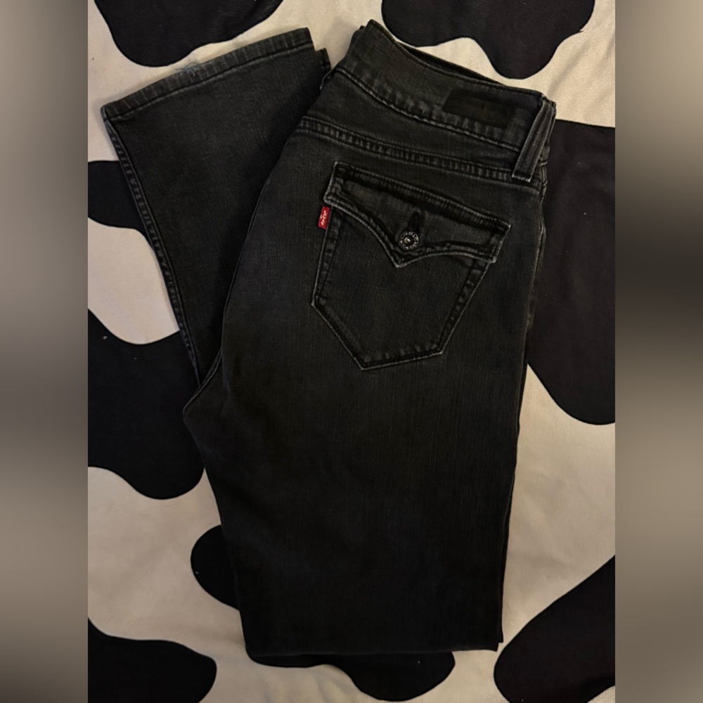 Levi's Vintage Dark Wash Grey Denim Jeans